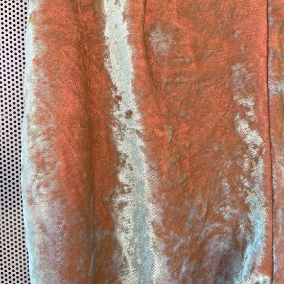 Beatrice X Anthropologie Chartreuse Velvet Flare Pants Italia - Picture 8 of 14